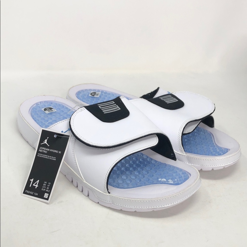 Air Jordan Hydro XI 11 Retro FN2452-104 Legend Blue Men’s Slides - Size 14